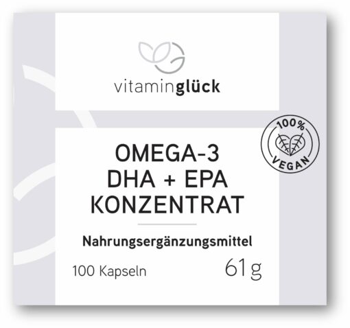 Omega-3 aus Algen, DHA und EPA Konzentrat