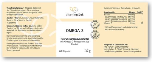 Vitaminglück Omega-3 EPA DHA