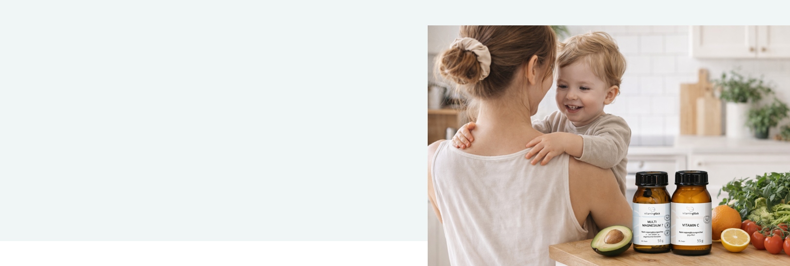 Vitaminglück zur gezielten Ergänzung mit Vitaminen, Mineralstoffen